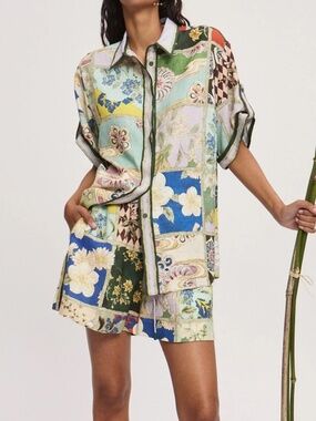 NWT Alemais Bianca shirt *relaxed fit*